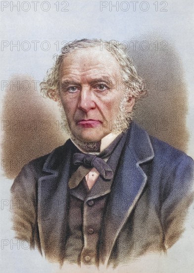 William Ewart Gladstone (1809-1898), statesman and four-time Prime Minister of Great Britain