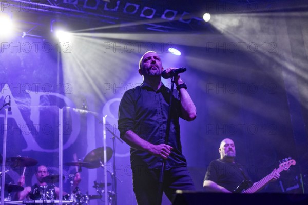 Nick Holmes, singer of Paradise Lost live on Ascension of Europe Tour - Pt 2 at Capitol Hannover on