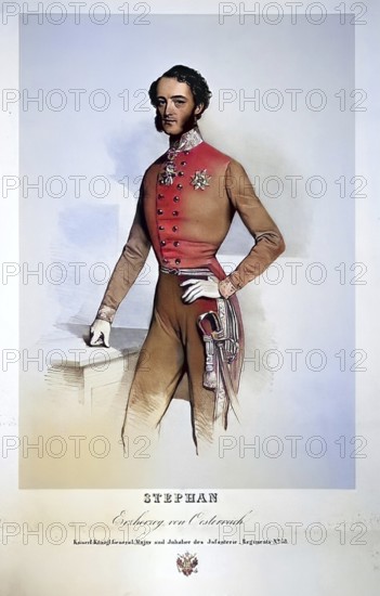 Stephan Franz Viktor, Archduke of Austria (born 14 September 1817 in Buda, died 19 February 1867 in