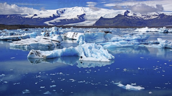 Iceland, Jökulsarlon, drift ice, Europe, Jökilsarlon