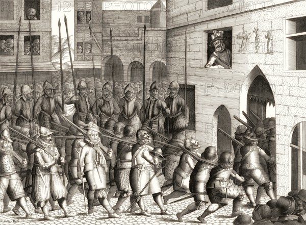 Departure of Spanish troops from Paris, 22 March 1594