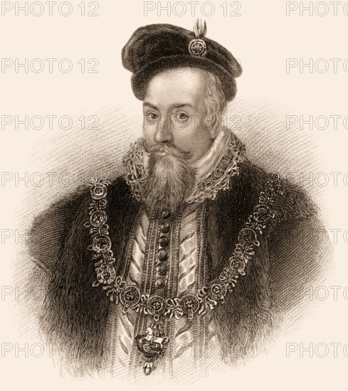 Robert Dudley, 1. Earl of Leicester, 1532-1588, englischer Adliger und enger Freund von Elisabeth I
