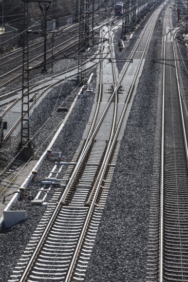 The Hanover–Würzburg high-speed railway, Nörten-Hardenberg, district of Northeim, Lower Saxony,