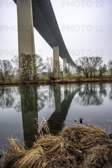 The Mintarder Ruhr Valley Bridge, A52 motorway bridge between Essen and Düsseldorf, longest steel