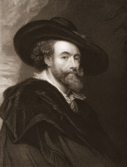 Sir Peter Paul Rubens, 1577-1640, a Flemish Baroque painter, Peter Paul Rubens, 1577-1640, ein