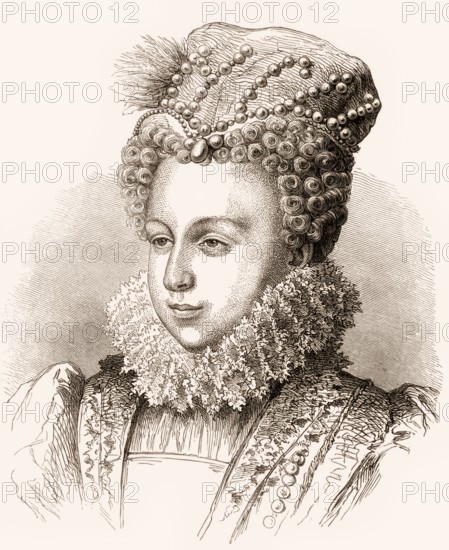 Margaret of Valois, 1553 – 1615, a French princess of the Valois dynasty, queen consort of Navarre