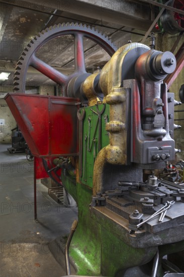 Machine in a drop forge, formerly Dietz & Pfriem valve factory, today Industrial Museum Lauf,