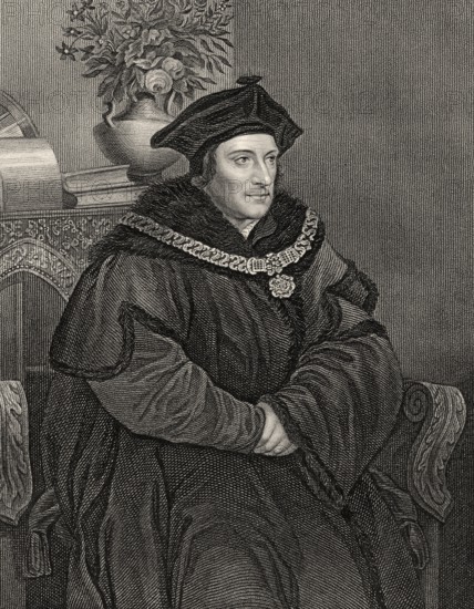 Sir Thomas More, Thomas More or More, 1478 - 1535, an English statesman, humanist writer and a