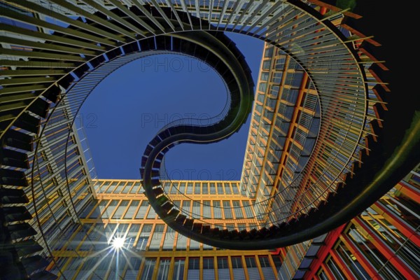 Endless Staircase, German Transport Museum, Building in Munich, Munich, Federal Republic of Germany
