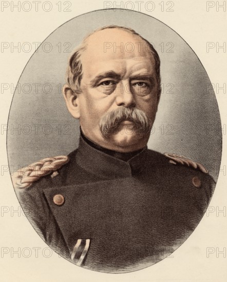 Otto von Bismarck, or Otto Eduard Leopold Prince von Bismarck, 1815-1898, Prussian Statesman German