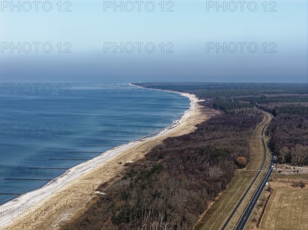 Darßer Ort lighthouse in the Western Pomeranian Lagoon Area National Park. Prerow,