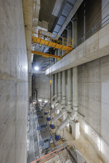 Oberhausen, Ruhr area, North Rhine-Westphalia, Germany - Emscher conversion, new Emscher AKE sewer,