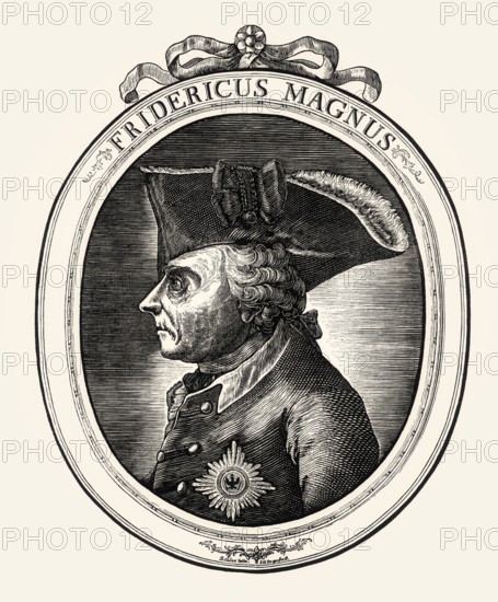Frederick II or Frederick the Great or Alter Fritz, 1712, 1786, by Johann Georg Unger, 18th