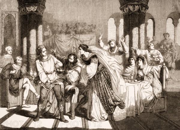 Alberic II (912-954) together with Hugh of Arles or Hugh of Provence, King of Italy from 924 to 947