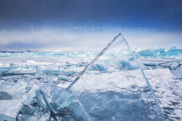 Russia, Siberia. Situated in south-east Siberia, the 3.15-million-ha Lake Baikal is the oldest (25