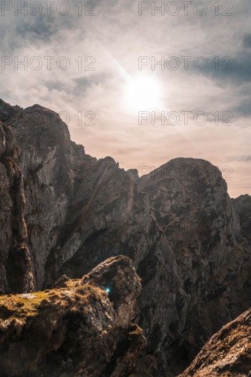 Top of the mountain of Aiako Harria or Peñas de Aya in the town of Oiartzun, Guipúzcoa. Basque