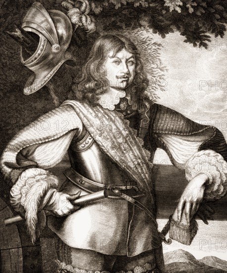 Carl Gustaf Wrangel, 1613 - 1676, a Swedish noble, statesman and military commander in the Thirty