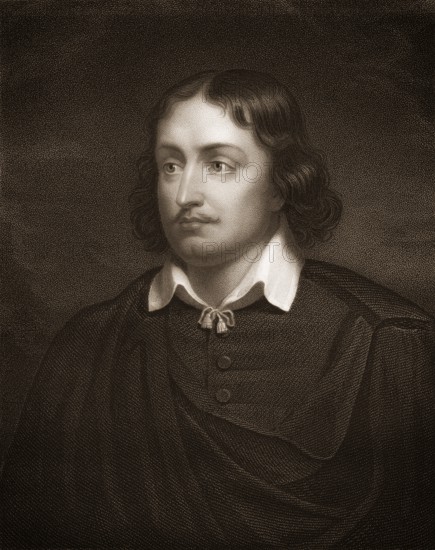 Steel engraving, c. 1860, Jean Claude, 1619-1687, a French Protestant divine, Jean Claude,