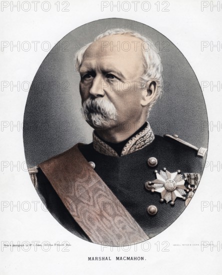 Marie Edme Patrice Maurice Macmahon (1808-1893) Duc de Magenta, ca. 1880. French soldier and