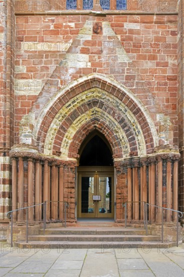 12th century St Magnus Cathedral, oldest cathedral in Scotland and most northerly cathedral in the