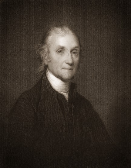 Joseph Priestley, 1733 - 1804, an English theologian, clergyman, natural philosopher, chemist,