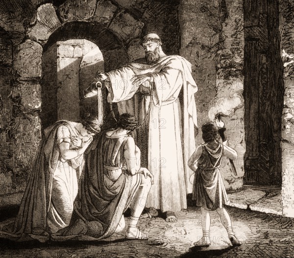 Pope Alexander I, died c. 115, the Bishop of Rome together with Saint Quirinus of Neuss and his
