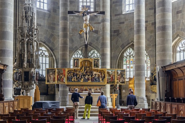 Protestant parish church of St Michael. As Johannes Brenz's place of work, it was the starting