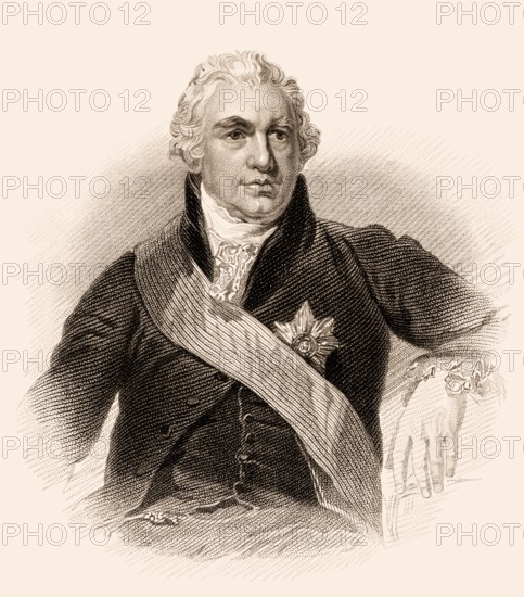 Sir Joseph Banks, 1. Baronet, 1743-1820, britischer Naturforscher, Botaniker und Förderer der
