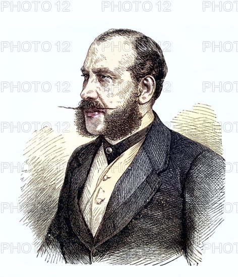 Carlos Marfori y Callejas (1821-1892), Spanish politician, Historical, digitally restored