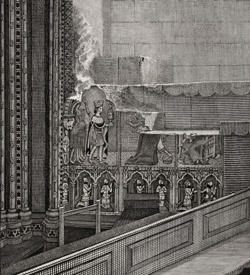 St Stephen's Chapel, old Palace of Westminster, London, England, United Kingdom