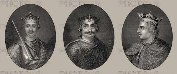 Könige von England, Wilhelm I., Wilhelm II., Heinrich I., 11. und 12. Jahrhundert, Haus der