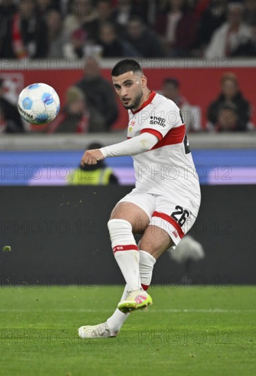 Goal kick Action Goal chance Deniz Undav VfB Stuttgart (26) MHPArena, MHP Arena Stuttgart,