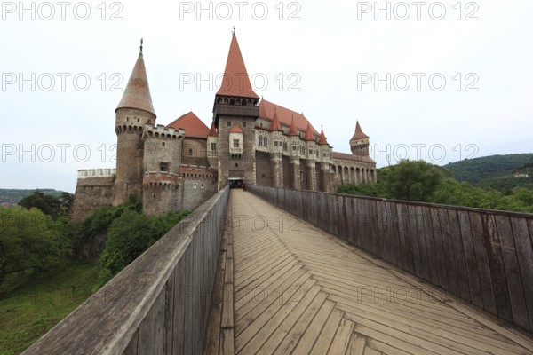Hunedoara Castle, Castelul de Hunedoara, also Corvinus Castle, Corvini Castle, Eisenmarkt Castle,