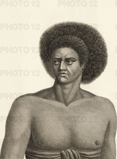 Inhabitants of Fidgi in the 18th century, Fiji, Fiji, island state in the South Pacific,
