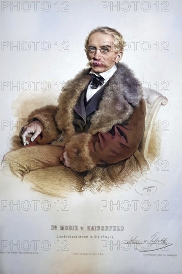 Moritz Blagatinschegg Edler von Kaiserfeld (born 24 January 1811 at Mannsberg Castle near Pettau,