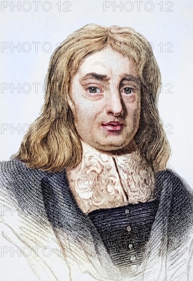 Thomas Sydenham, 1624-1689, English physician, Illustration from Old England's Worthies, published