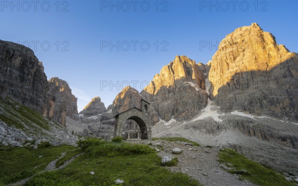 Cappella Ai Brentei chapel Memorial for injured mountaineers at the Rifugio Ai Brentei mountain