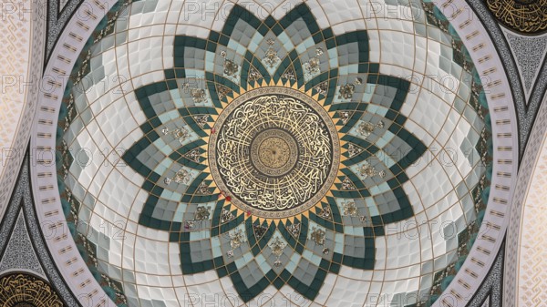 Muslims perform Tarawih prayers at the Millet Mosque, the second largest mosque in Turkey, which is