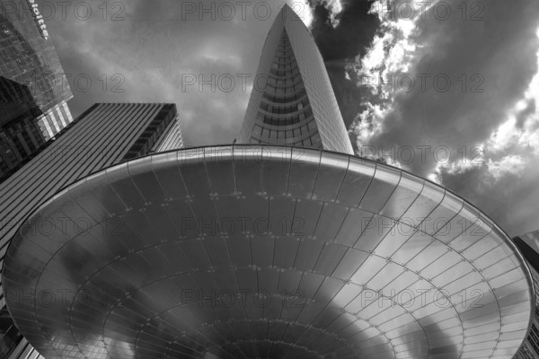 Modern office buildings, La Défence, the New High City District, the largest office district in