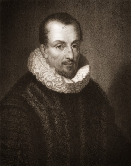 Jacques Auguste de Thou or Thuanus, 1553-1617, a French historian, book collector and president of