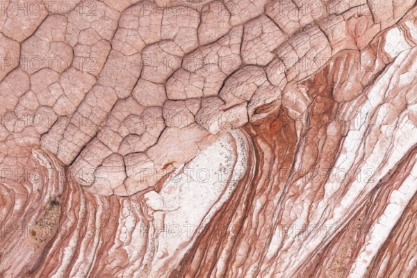 A stunning capture of the unique textures and patterns found in the Vermilion Cliffs National