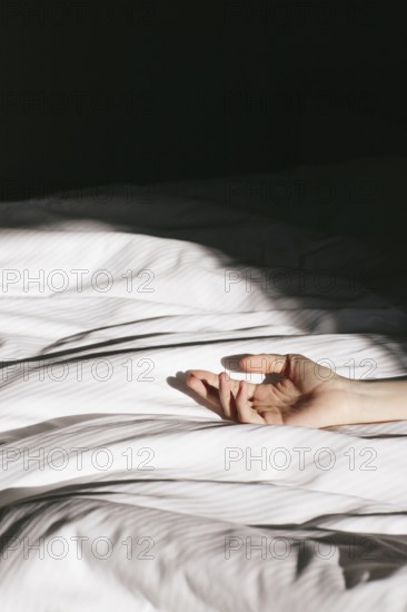 A serene hotel room captured at dawn, where soft morning light filters through, casting gentle