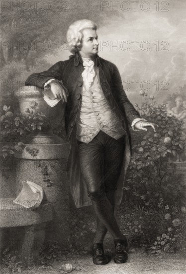 Wolfgang Amadeus Mozart, 1756, 1791, a composer of the First Viennese School