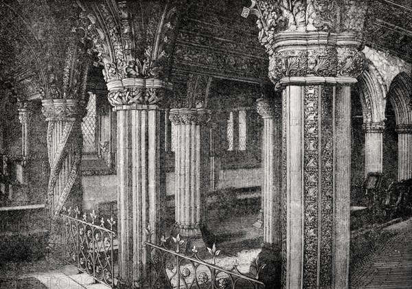 Rosslyn Chapel, Roslin, Scotland, 19th century