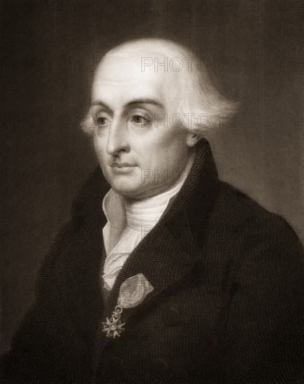 Joseph-Louis Lagrange or Giuseppe Luigi Lagrancia or Lagrangia, 1736 - 1813, an Italian