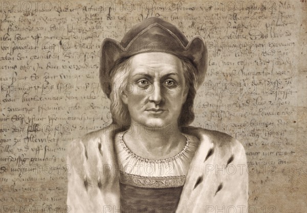 Christopher Columbus, 1451, 1506, Italian navigator, digitally optimized