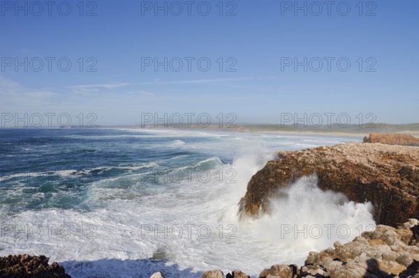 Surf on the Rocky Coast, Carrapateira, Parque Natural do Sudoeste Alentejano e Costa Vicentina,
