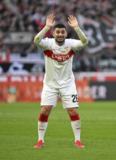 Deniz Undav VfB Stuttgart (26) Gesture Gesture angry, angry, disappointed, Football Bundesliga,