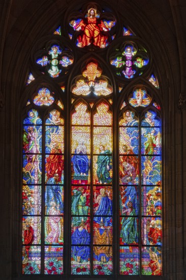 Prague castle, Gothic Metropolitan Cathedral of Saints Vitus, Wenceslas and Adalbert, St Ludmila