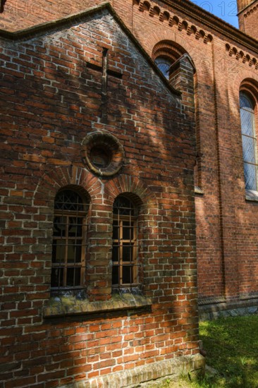 Protestant Church of St Peter and Paul from 1866 in Gross Lassowitz, Polish: Lasowice Wielkie,